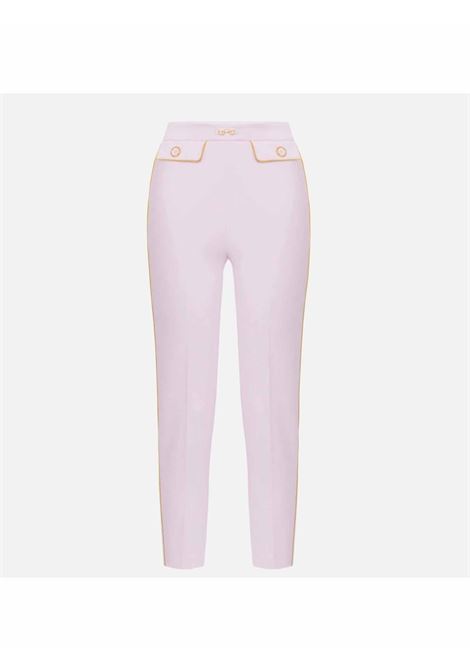 pantalone con banda ELISABETTA FRANCHI | Pantaloni | PA08451E2E84